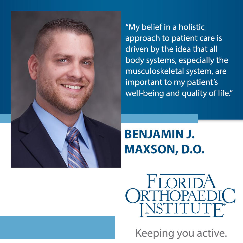 Benjamin J. Maxson, D.O. | 6117 Gunn Hwy, Tampa, FL 33625, USA | Phone: (813) 978-9700