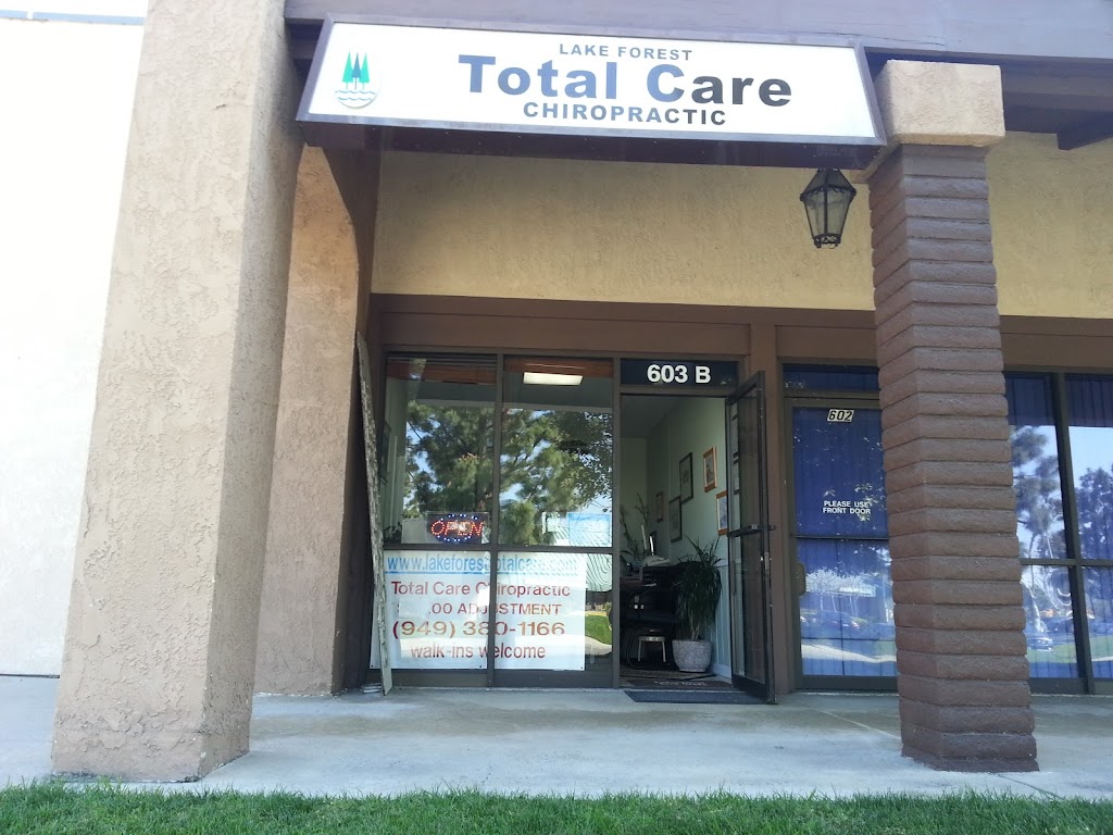 Total Care Chiropractic | 22706 Aspan St #603-B, Lake Forest, CA 92630, USA | Phone: (949) 380-1166