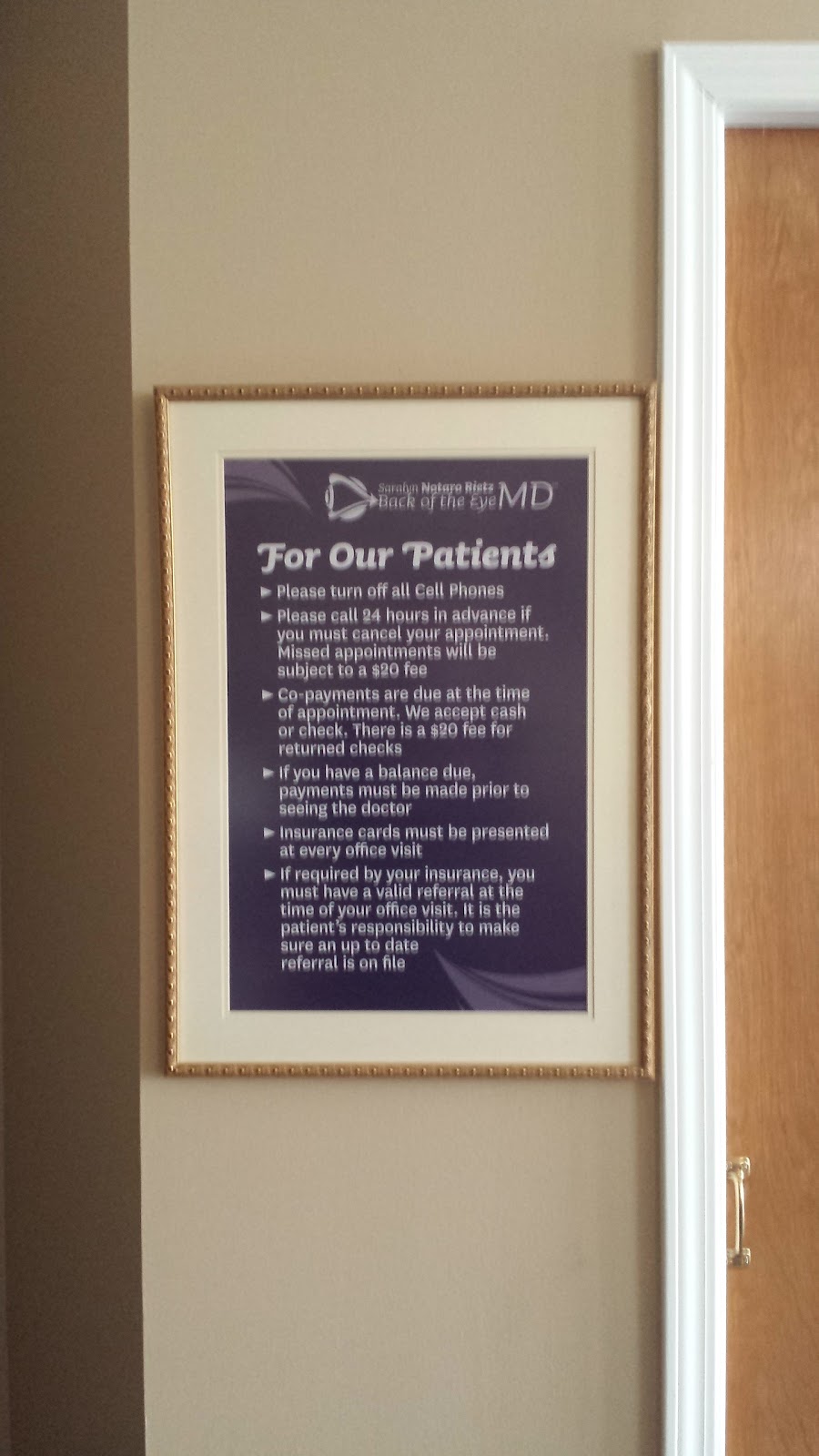 Dr. Saralyn Notaro-Rietz, MD, Back of the Eye | 525 Wheatfield St #15, North Tonawanda, NY 14120, USA | Phone: (716) 839-9009