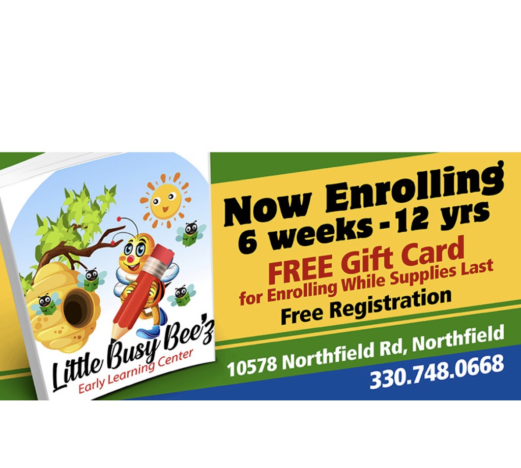 Little busy beez early center | 10578 Northfield Rd, Northfield, OH 44067, USA | Phone: (330) 748-0668