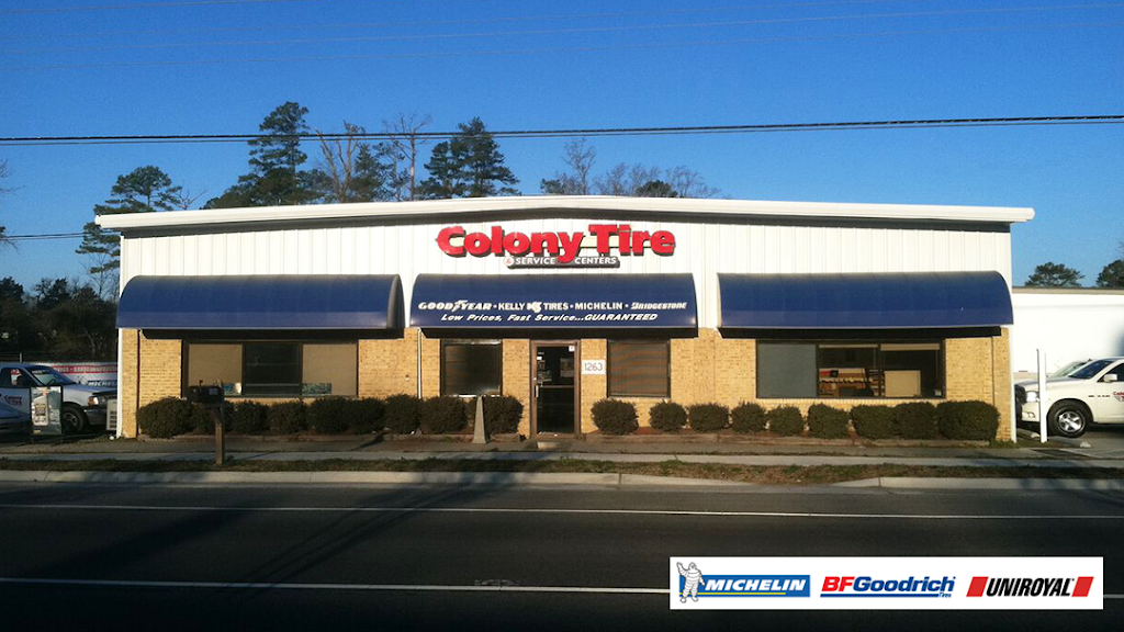 Colony Tire and Service | 1263 Carolina Rd, Suffolk, VA 23434, USA | Phone: (757) 934-2206