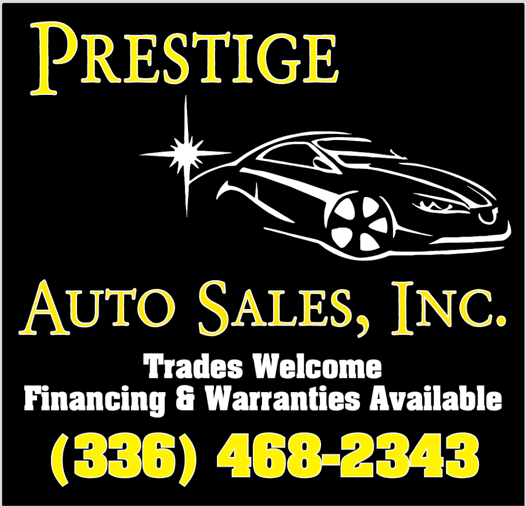 Prestige Auto Sales, Inc | 2604 Hoots Rd, Yadkinville, NC 27055, USA | Phone: (336) 244-1236