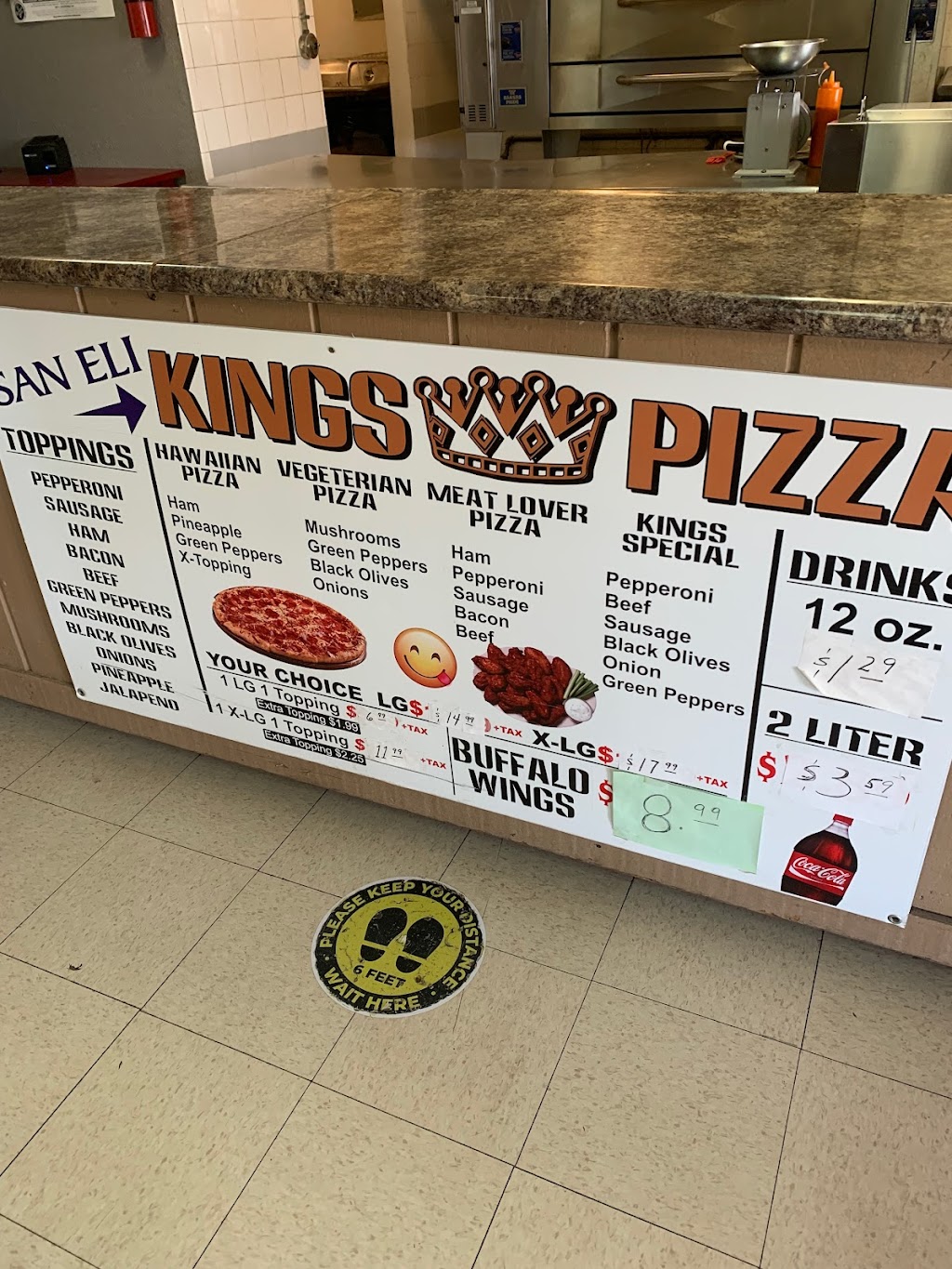 Kings Pizza San Elizario | 12273 Socorro Rd, San Elizario, TX 79849, USA | Phone: (915) 851-2492