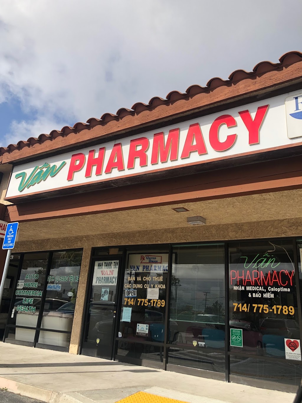 Van Pharmacy | 14441 Brookhurst St STE 4, Garden Grove, CA 92843, USA | Phone: (714) 775-1789