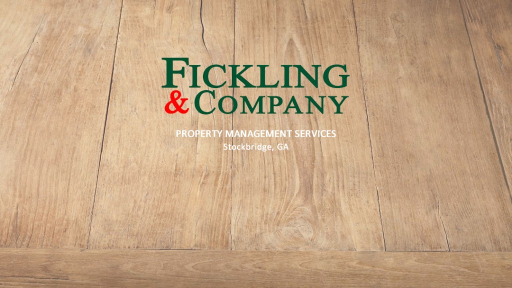 Fickling & Company Property Management | 827 Fairways Ct #205, Stockbridge, GA 30281, USA | Phone: (678) 619-3009