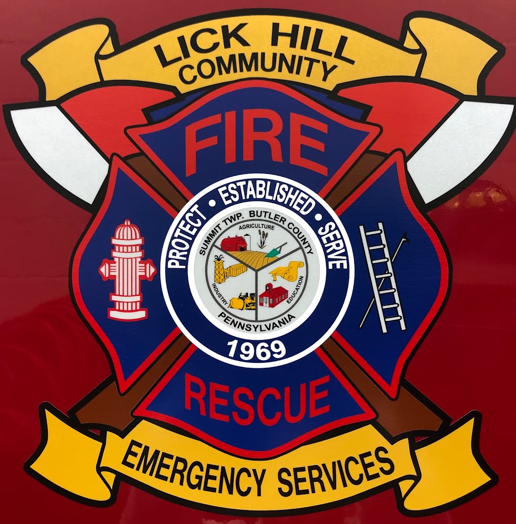 LICK HILL COMMUNITY FIRE DEPARTMENT & FIREMEN’S RELIEF | 122 Mcclellan Dr, Butler, PA 16001, USA | Phone: (724) 287-2493