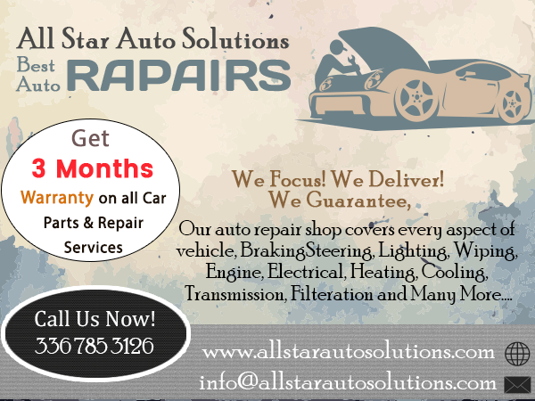 All Star Auto Solutions | 7224 Old Lexington Rd C, Winston-Salem, NC 27107, USA | Phone: (336) 785-1730