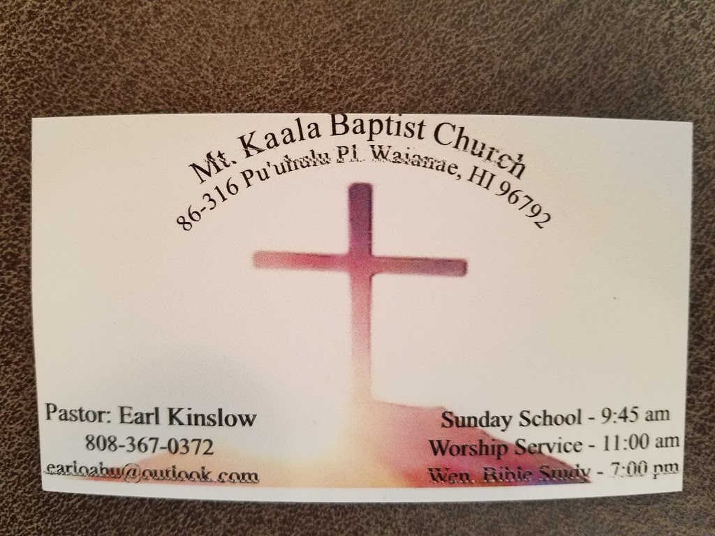 Mt Kaala Baptist Church | 86-316 Puuhulu Pl, Waianae, HI 96792, USA | Phone: (808) 696-4089