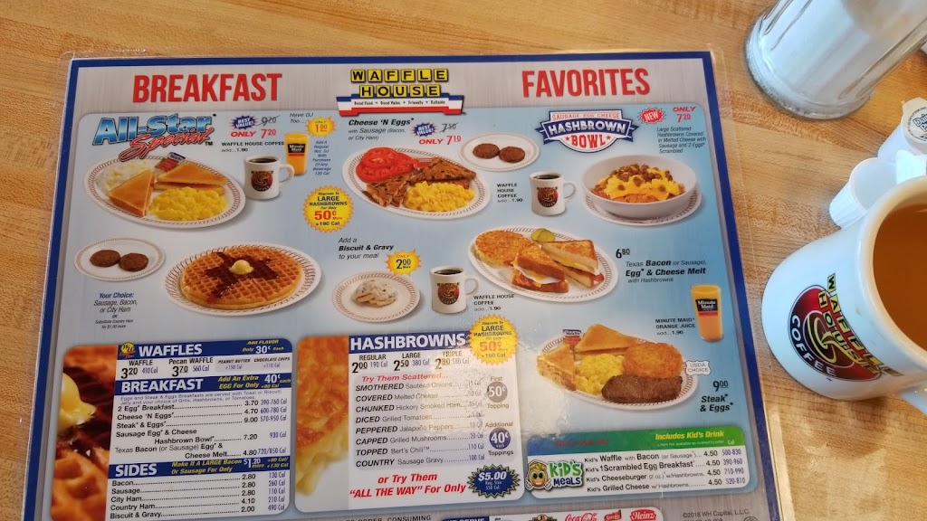 Waffle House | 8765 Tara Blvd, Jonesboro, GA 30236, USA | Phone: (770) 473-4336