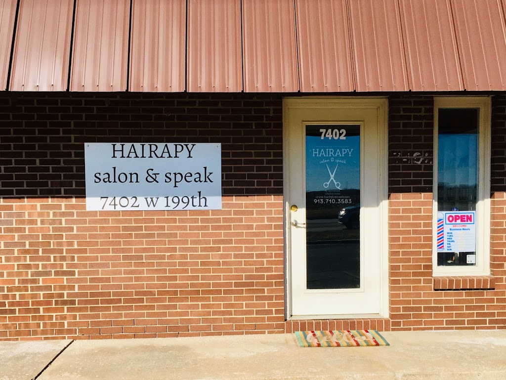 Hairapy Salon&Speak- Katie Auth | 7402 W 199th St, Bucyrus, KS 66013, USA | Phone: (913) 710-3583