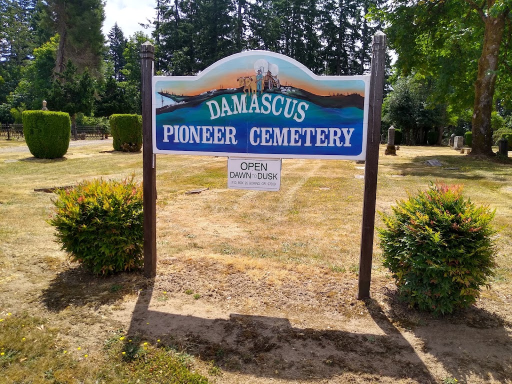 Damascus Pioneer Cemetery | 19428 SE Chitwood Rd, Damascus, OR 97089, USA | Phone: (503) 665-6361