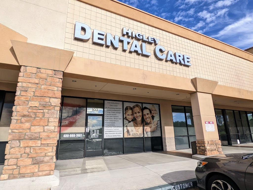 Higley Dental Care | 3317 S Higley Rd Suite 103, Gilbert, AZ 85297, USA | Phone: (480) 988-7007