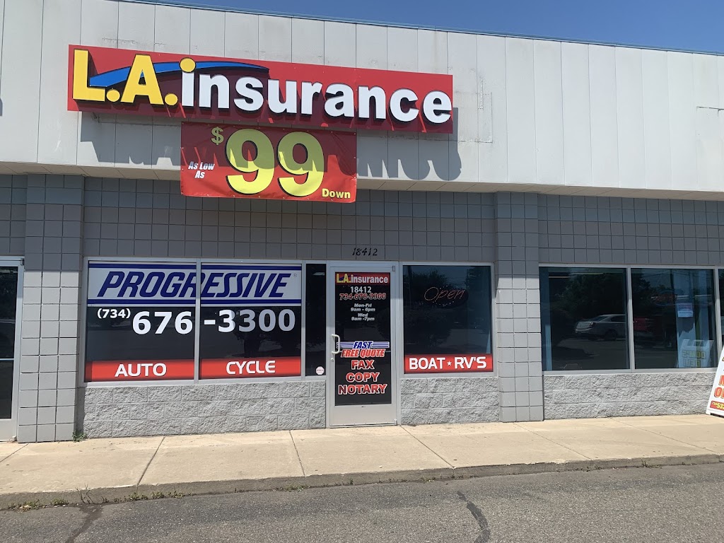 L.A. Insurance | 18412 Telegraph Rd, Brownstown Charter Twp, MI 48174, USA | Phone: (734) 676-3300