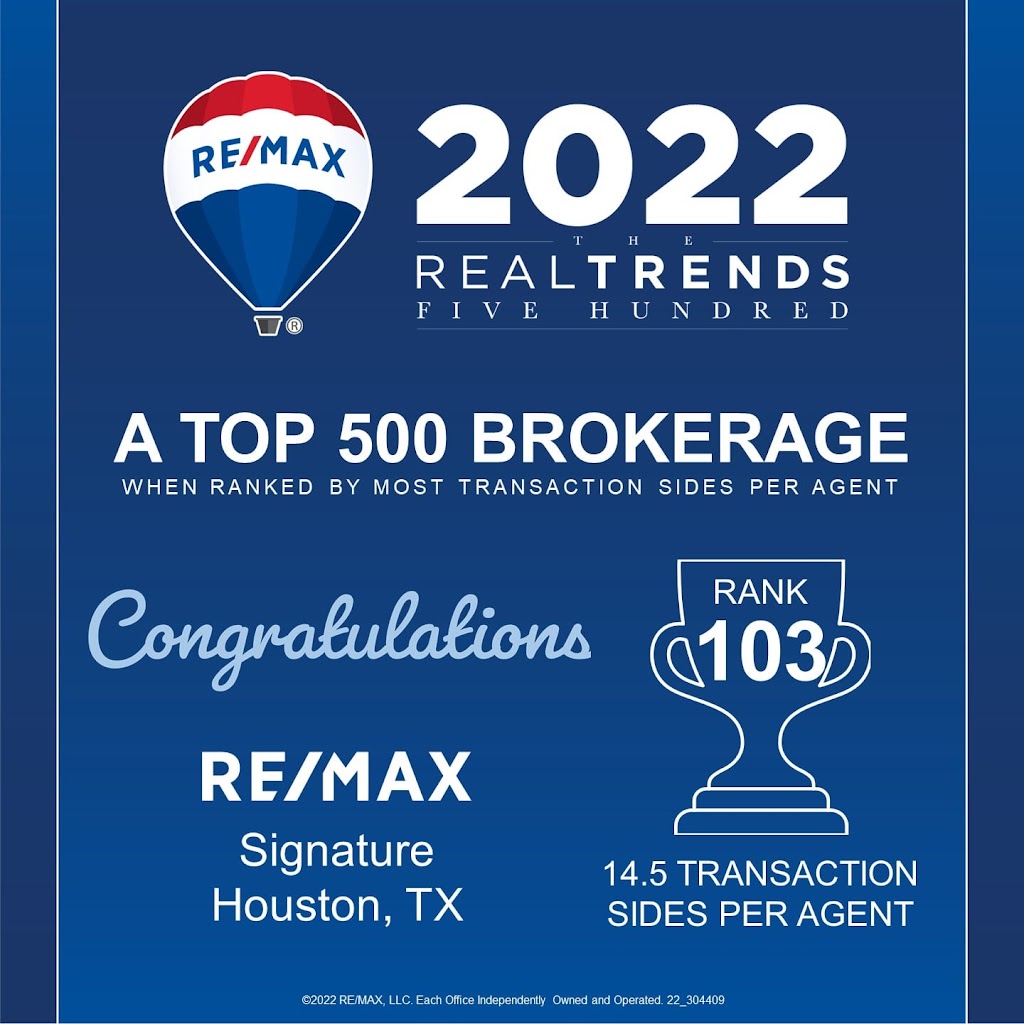 RE/MAX Signature - Katy | 1411 Avenue A, Katy, TX 77493, USA | Phone: (832) 913-6937