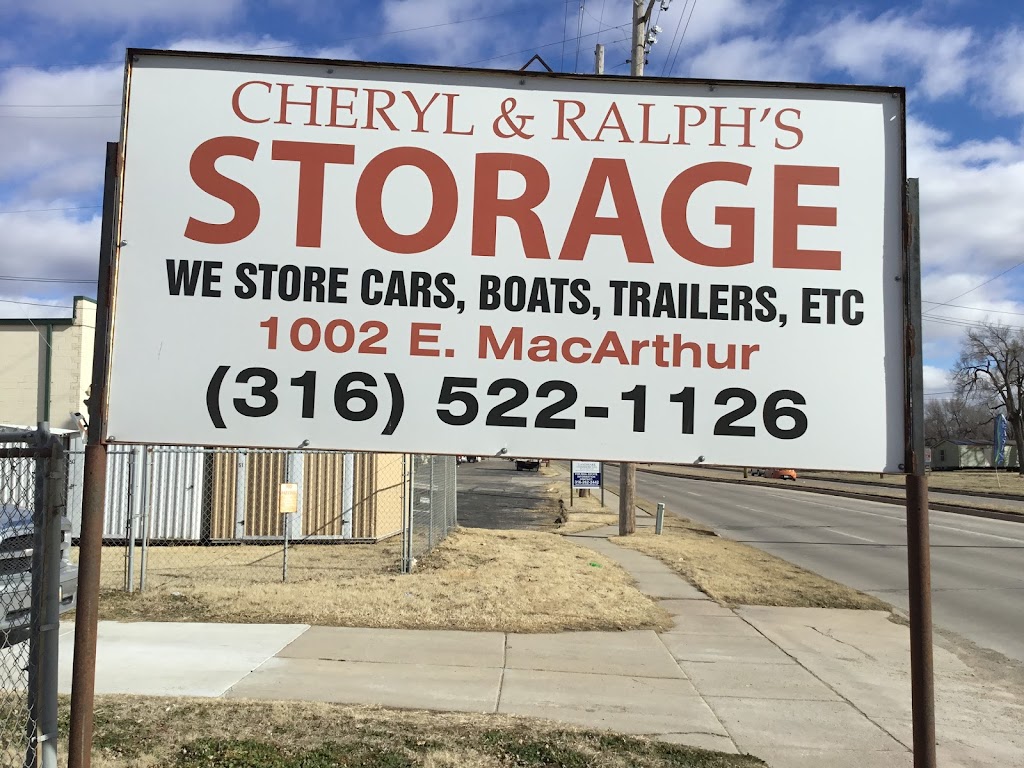 Cheryl & Ralphs Storage | 1002 E MacArthur Rd, Wichita, KS 67216, USA | Phone: (316) 522-1126