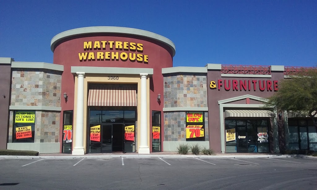Mattress Warehouse Plus Furniture | 3960 W Craig Rd #109, North Las Vegas, NV 89032, USA | Phone: (702) 790-2254