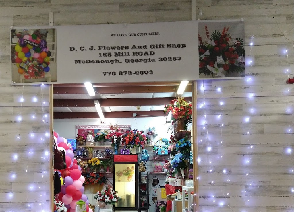 D.C.J. Flowers And Gift Shop | Located inside Peachtree Peddle, 155 Mill Rd, McDonough, GA 30253, USA | Phone: (770) 873-0003