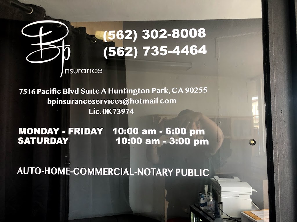 BP Insurance Services | 7516 Pacific Blvd Suite. A, Huntington Park, CA 90255 | Phone: (562) 302-8008