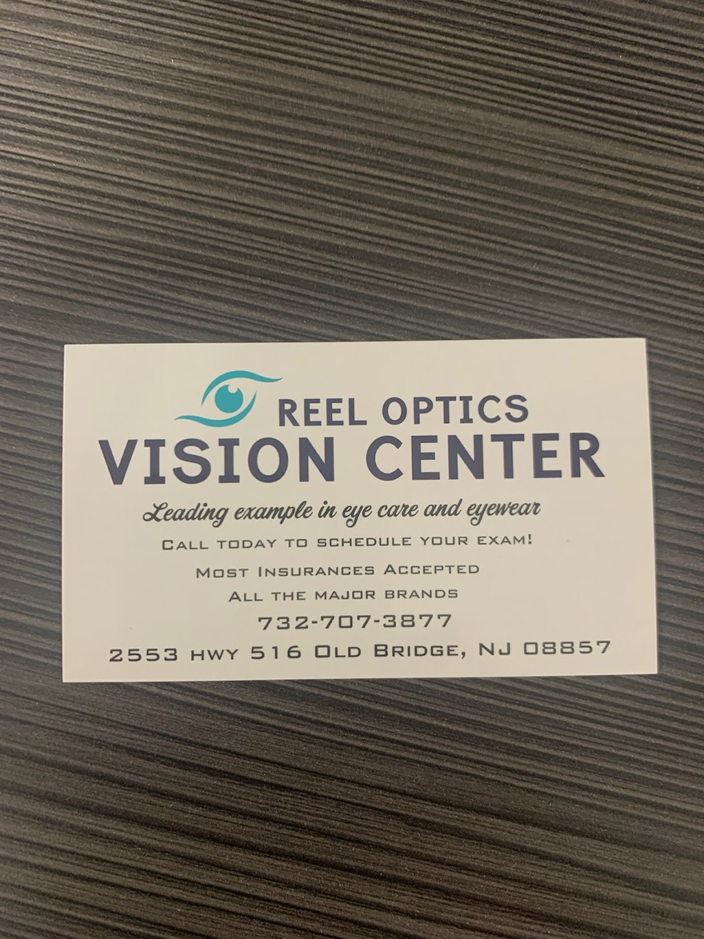 Reel Optics Vision Center | 2553 County Rd 516, Old Bridge, NJ 08857 | Phone: (732) 707-3877