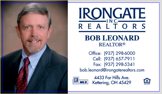 Bob Leonard - Irongate Inc., Realtors | 4461 Far Hills Ave, Kettering, OH 45429, USA | Phone: (937) 657-7911