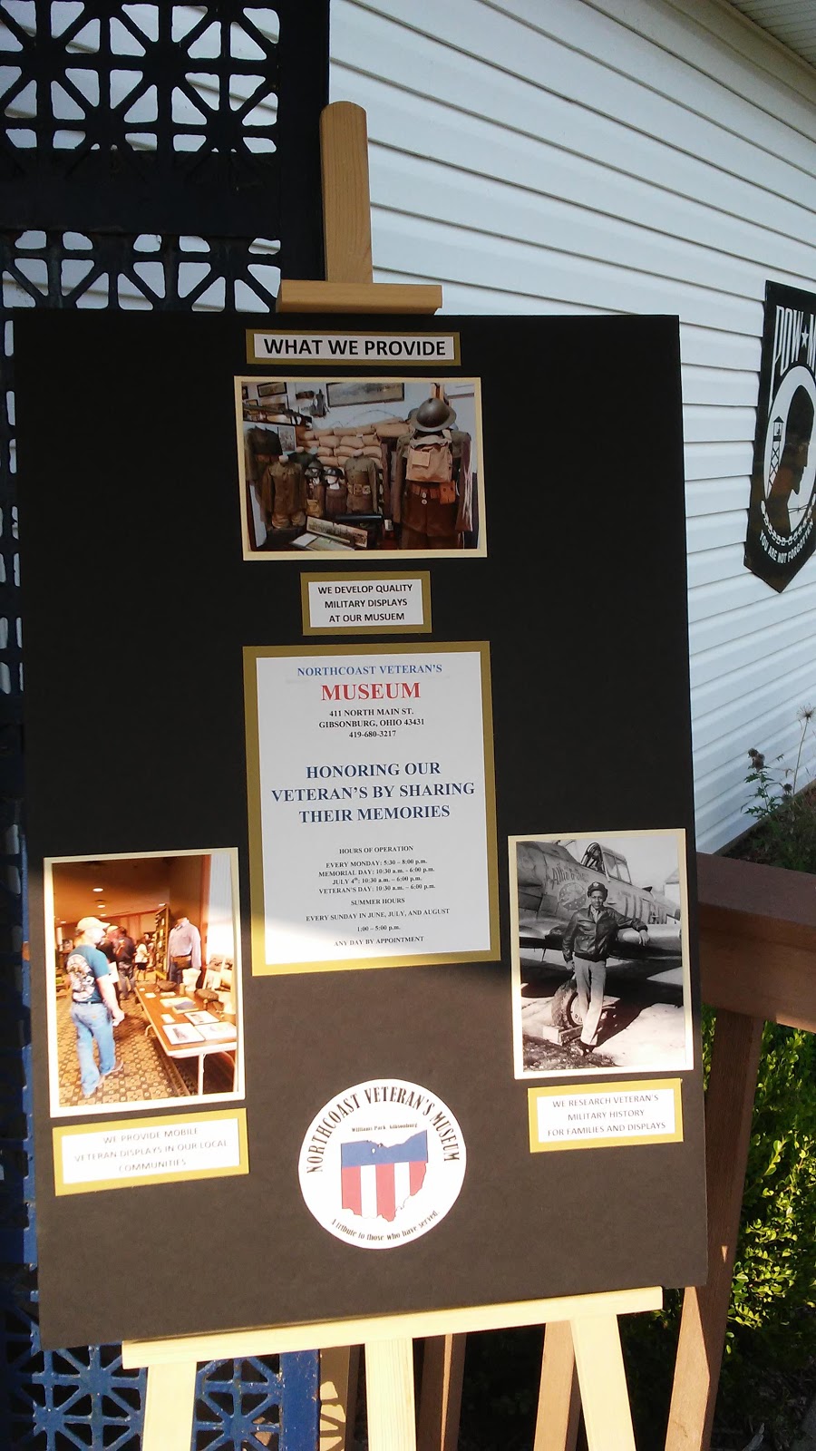 Northcoast Veterans Museum | 411 N Main St, Gibsonburg, OH 43431 | Phone: (419) 680-3217