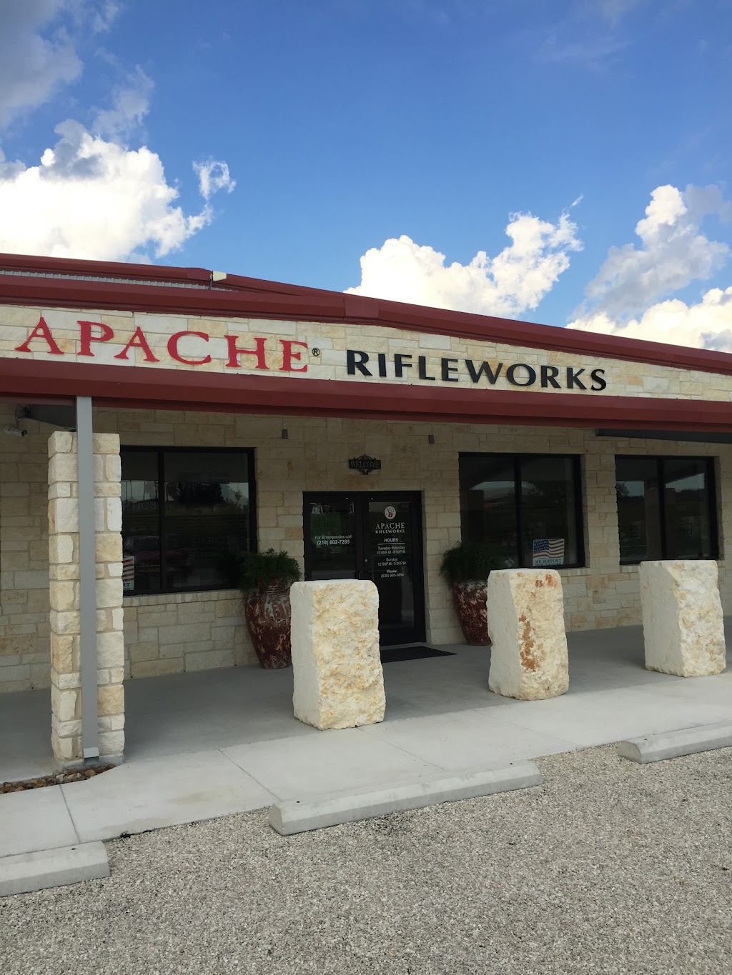 Apache Rifleworks | 50502 I-10, Comfort, TX 78013, USA | Phone: (210) 972-3607