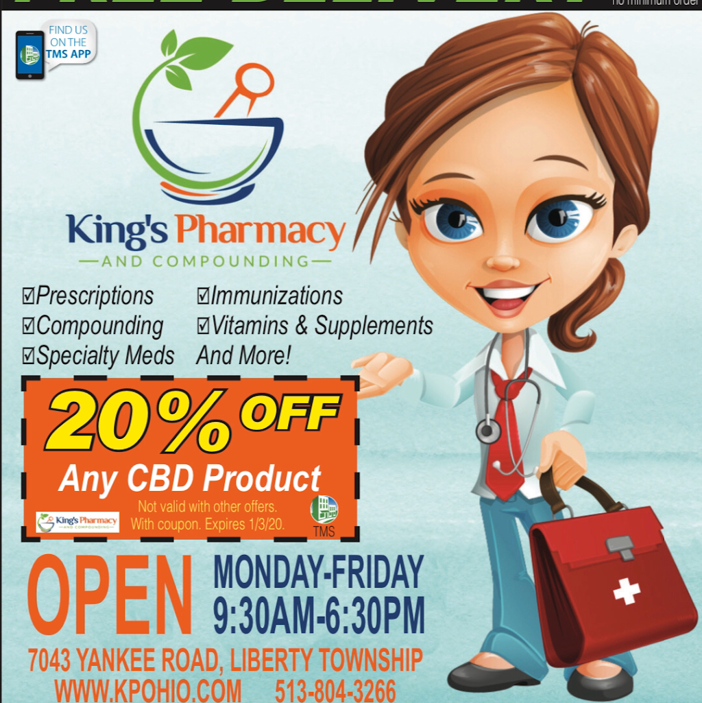 Kings Pharmacy & Compounding | 7043 Yankee Rd, Liberty Township, OH 45044, USA | Phone: (513) 804-3266