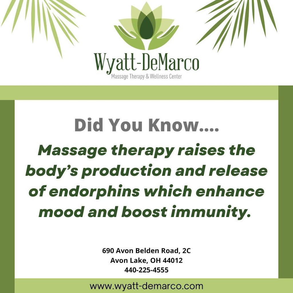 Wyatt-DeMarco Massage Therapy & Wellness Center | 684 Avon Belden Rd C1, Avon Lake, OH 44012, USA | Phone: (440) 225-4555