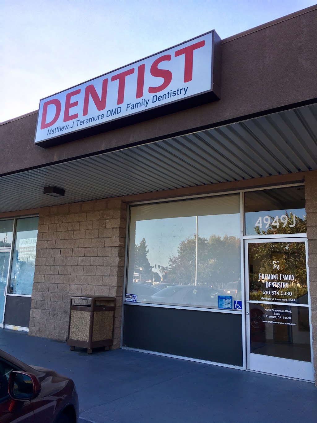 Fremont Family Dentistry, Matthew J Teramura DMD | 4949 Stevenson Blvd Ste. J, Fremont, CA 94538, USA | Phone: (510) 574-5330