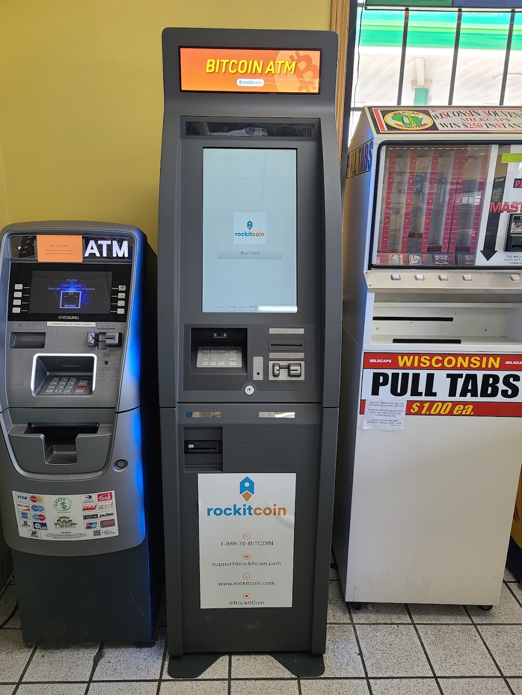 RockItCoin Bitcoin ATM | 529 W Sumner St, Hartford, WI 53027, USA | Phone: (888) 702-5107