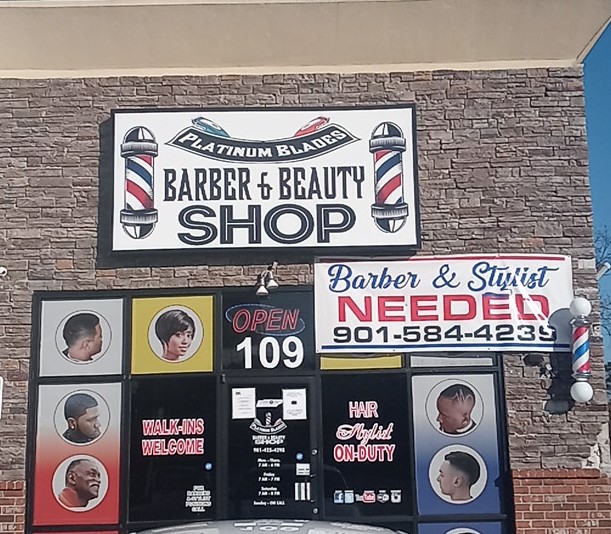 Platinum Blades Barber and Beauty Shop | 6200 Knight Arnold Rd Suite 109, Memphis, TN 38115, USA | Phone: (901) 425-4298