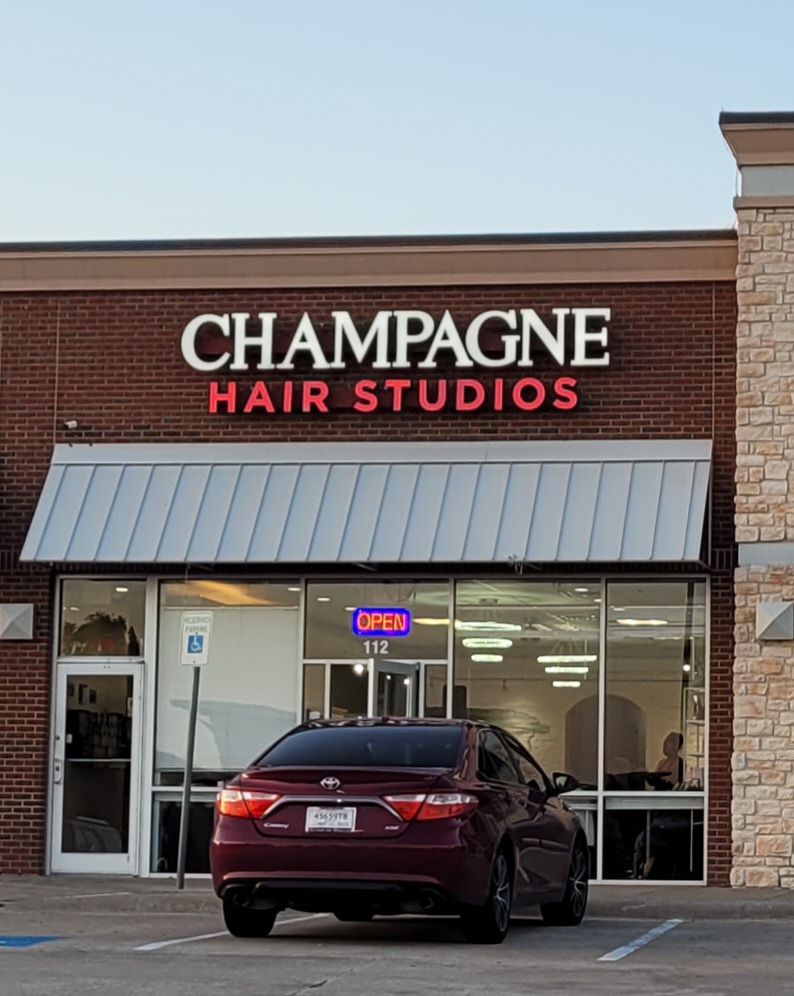 Champagne Hair Studio | 1500 W Hebron Pkwy, Carrollton, TX 75010, USA | Phone: (469) 892-6212