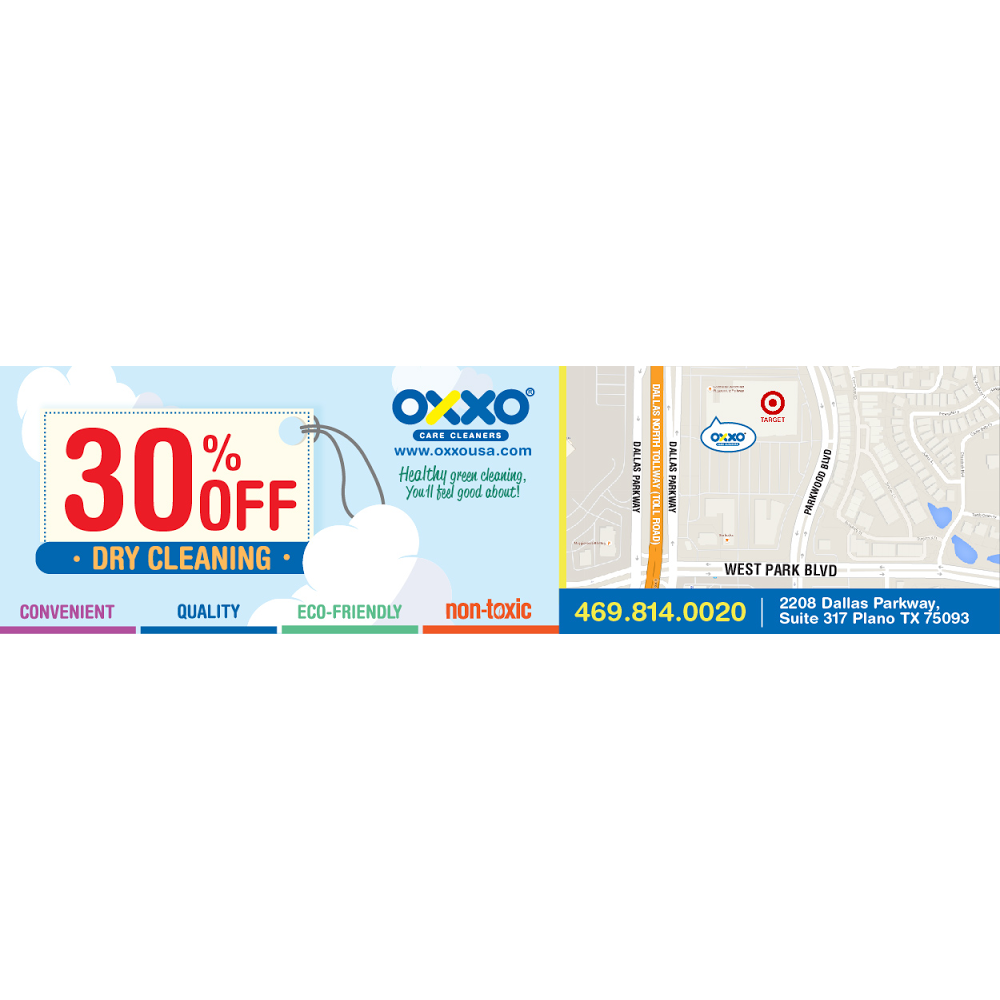 Oxxo Care Cleaners Plano | 2208 Dallas Pkwy #317, Plano, TX 75093, USA | Phone: (469) 814-0020