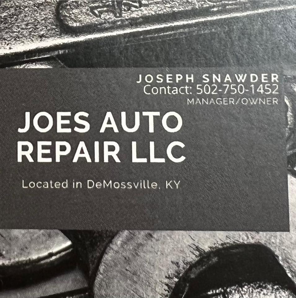 Joes auto repair llc | 2007 Jagg Rd, Demossville, KY 41033 | Phone: (502) 750-1452