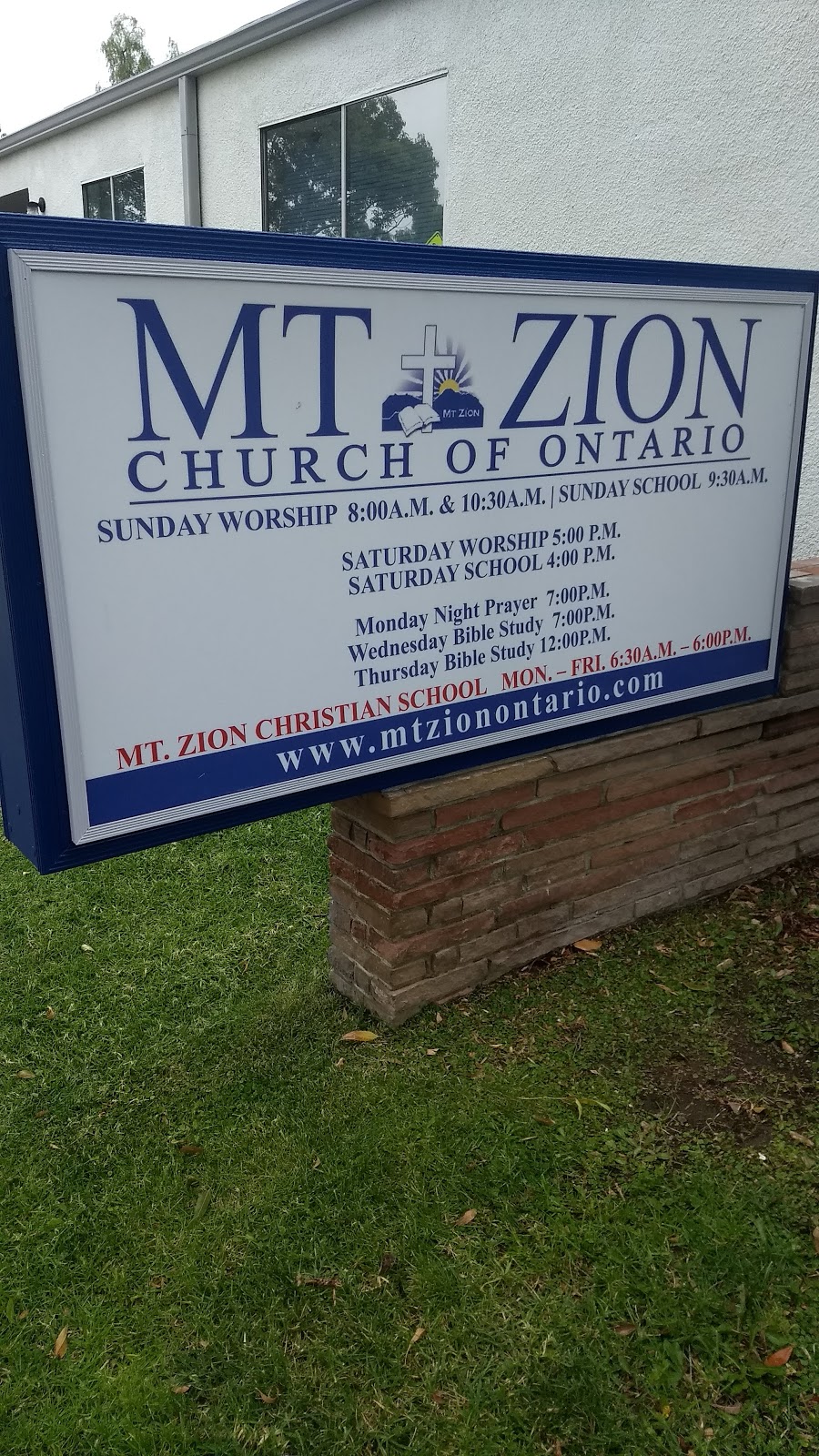 Mt Zion Christian School | 224 W California St, Ontario, CA 91762 | Phone: (909) 988-2280