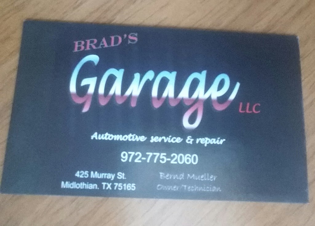 Brads Garage LLC | 425 Murray St, Midlothian, TX 76065, USA | Phone: (972) 775-2060