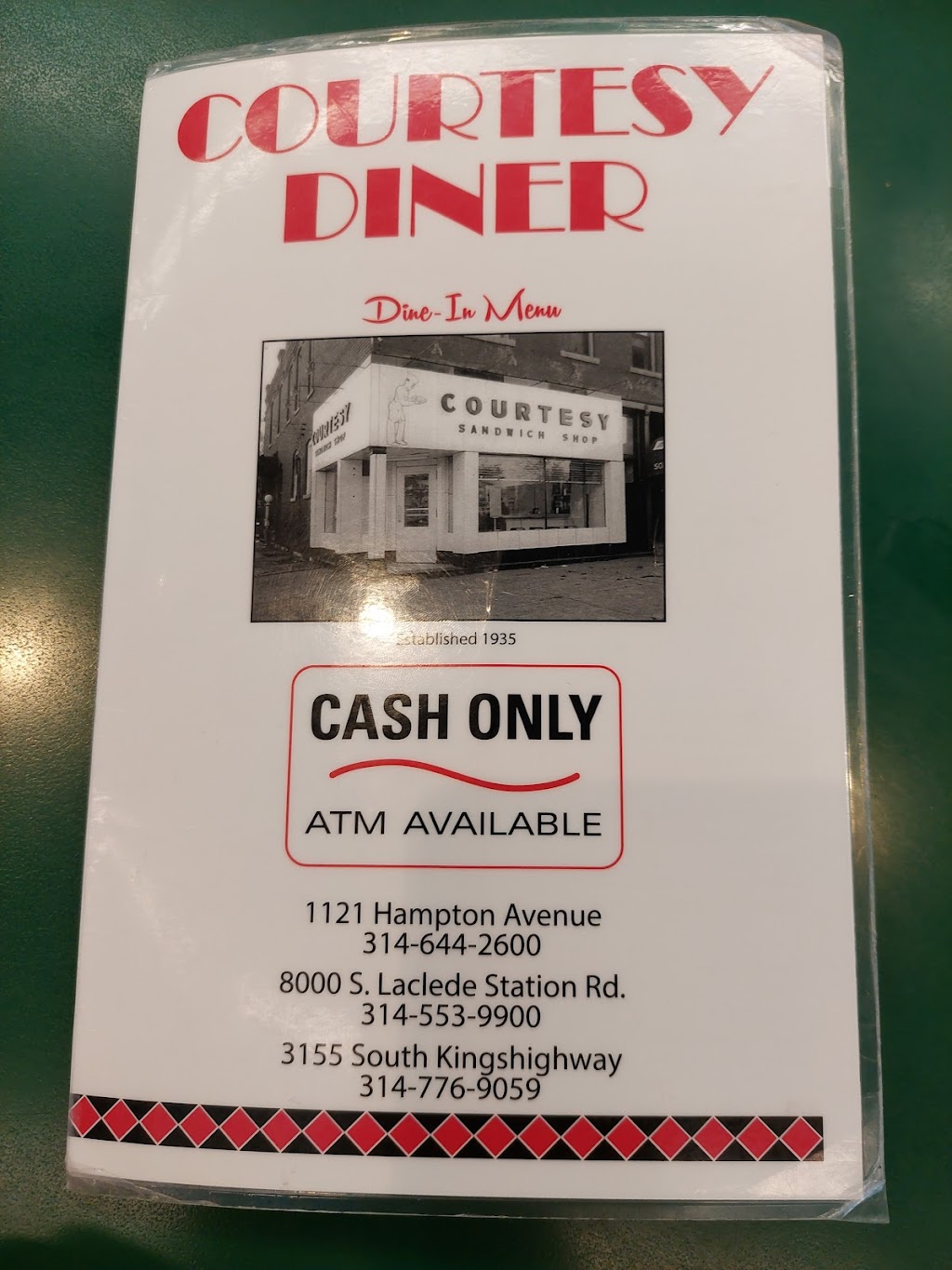 Courtesy Diner | 8000 S Laclede Station Rd, St. Louis, MO 63123, USA | Phone: (314) 553-9900