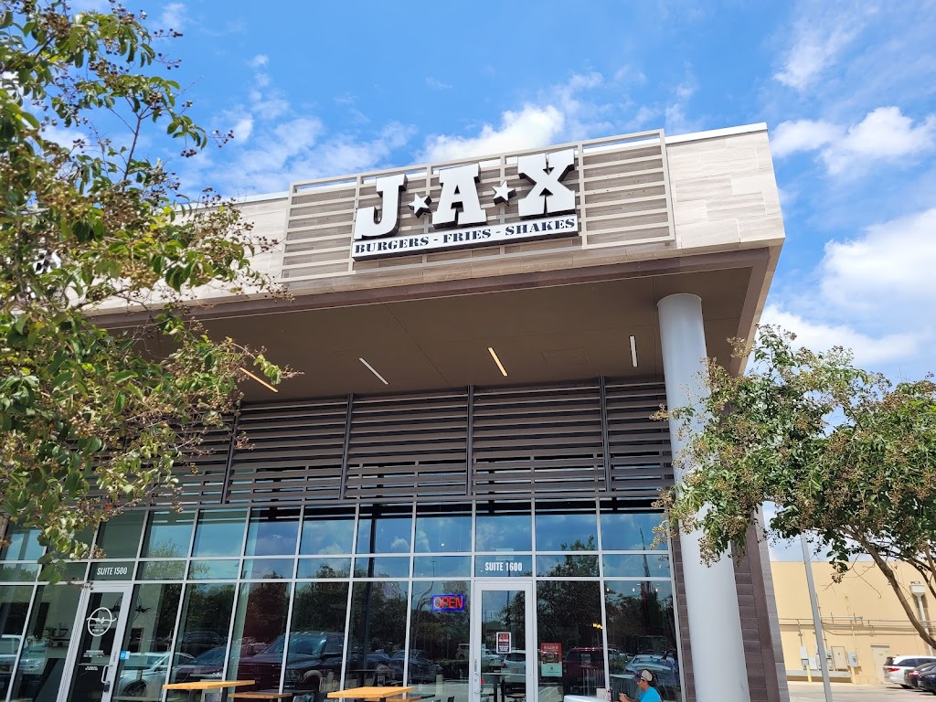 JAX Burgers Fries & Shakes | 8821 Metropark Dr Suite 1600, Shenandoah, TX 77385, USA | Phone: (936) 231-8648