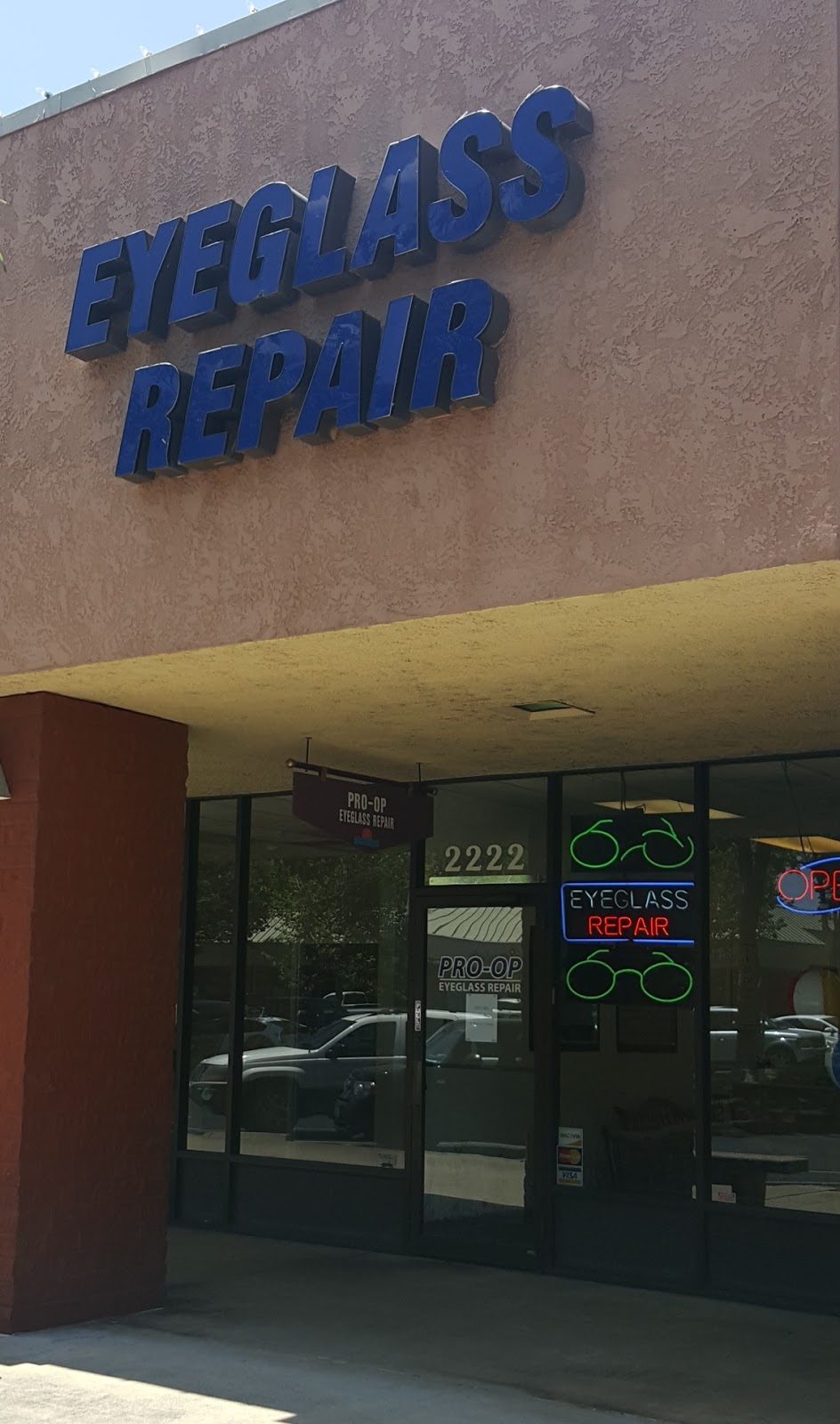 PRO-OP Eyeglass Repair Center | 2222 Sunrise Boulevard Located between Coloma &, Trinity River Dr, Gold River, CA 95670, USA | Phone: (916) 635-2300