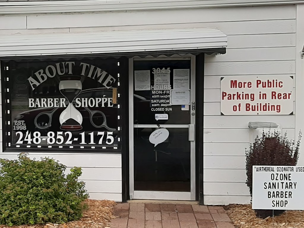 About Time Barber Shoppe | 3045 Crooks Rd, Rochester Hills, MI 48309, USA | Phone: (248) 852-1175