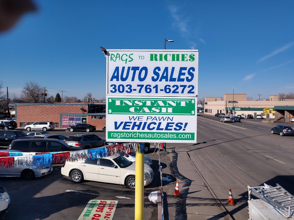 Rags to Riches Auto Sales | 3300 S Wadsworth Blvd Unit B, Lakewood, CO 80227, USA | Phone: (303) 761-6272