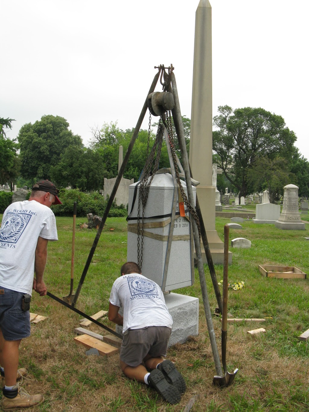 HC Wood Cemetery Memorials | 6400 Baltimore Ave, Lansdowne, PA 19050, USA | Phone: (610) 622-0550