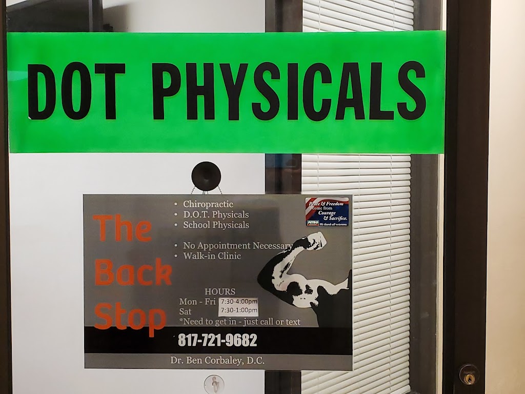 The Back Stop - DOT Physicals - INSIDE PETRO TRUCK STOP | 2001 Santa Fe Dr, Weatherford, TX 76086, USA | Phone: (817) 721-9682