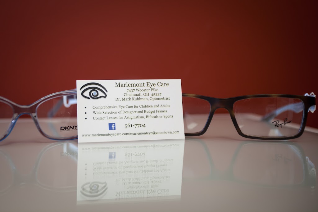 Clarkson Eyecare - Mariemont | 7437 Wooster Pike, Cincinnati, OH 45227, USA | Phone: (513) 561-7704