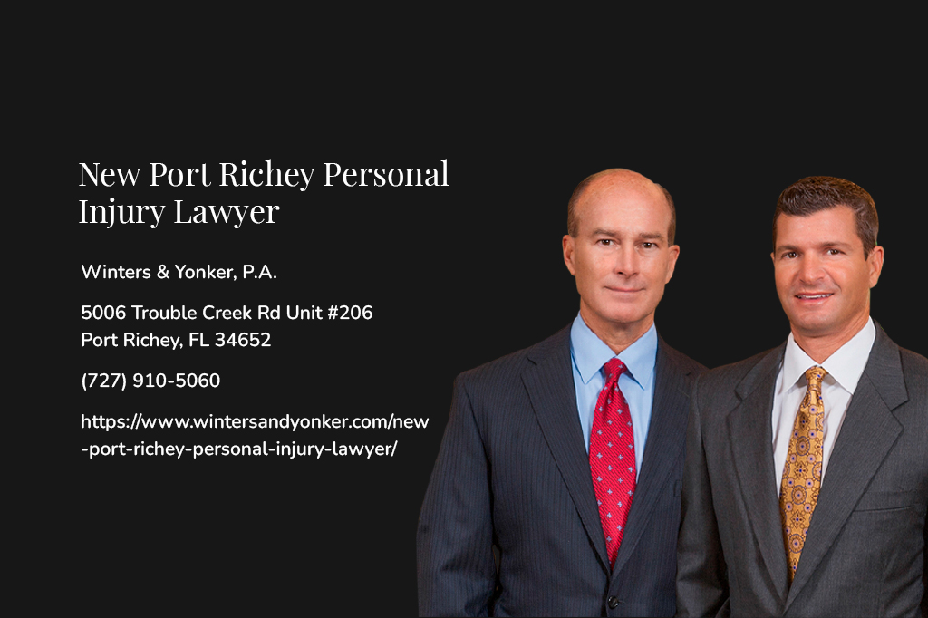 Winters & Yonker Personal Injury Lawyers - New Port Richey Office | 5006 Trouble Creek Rd Unit #200, New Port Richey, FL 34652, USA | Phone: (727) 513-5022