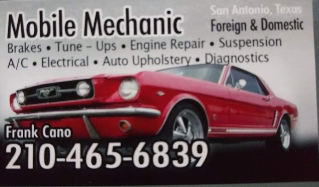 Franks Mobile Mechanic | 2927 Tampico St, San Antonio, TX 78207 | Phone: (210) 465-6839