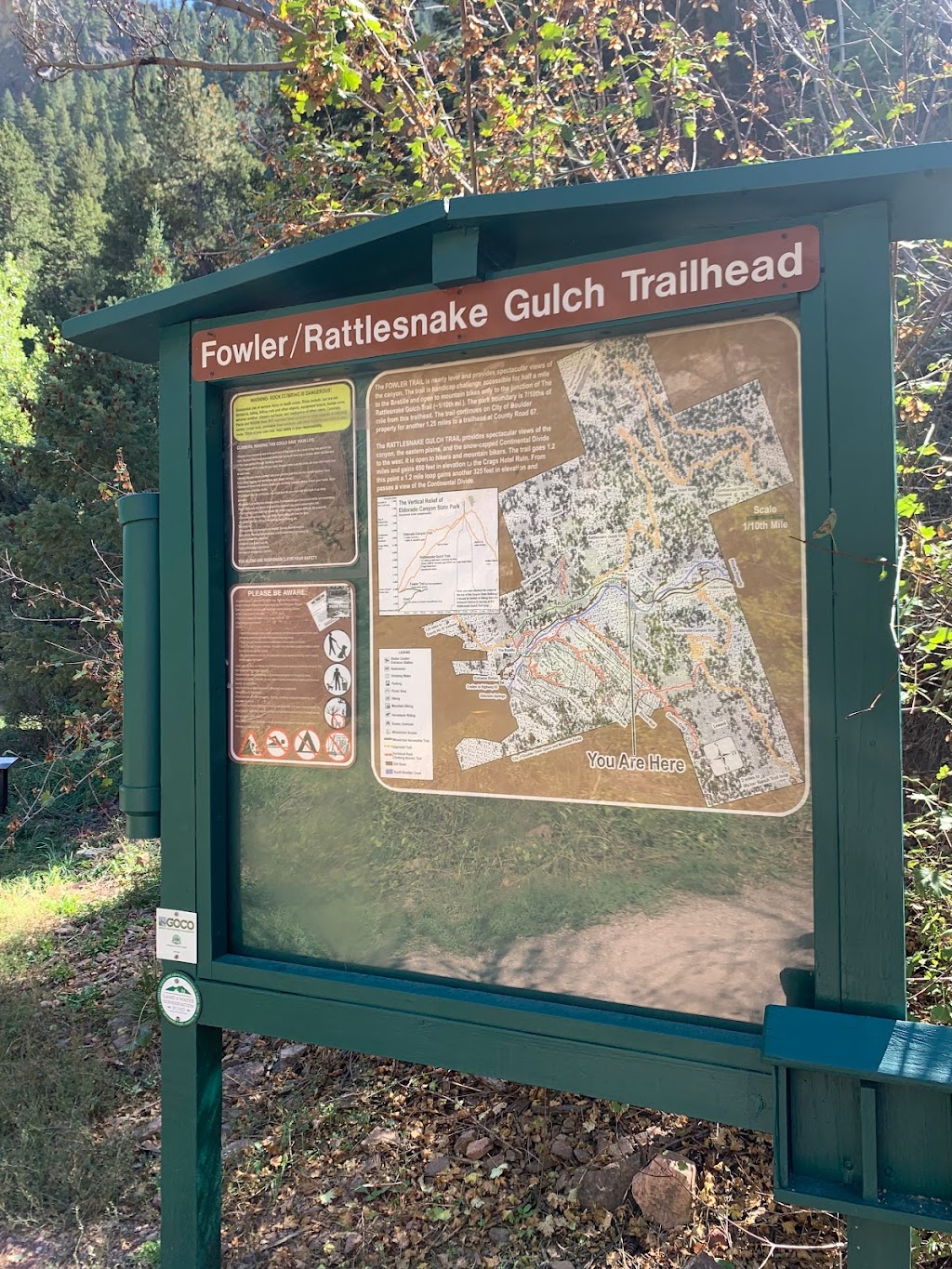 Rattlesnake Gulch/Crags Hotel Trailhead | Fowler, Boulder, CO 80303, USA | Phone: (303) 494-3943