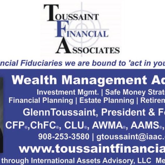 Toussaint Financial Associates | 2000 1200 Rt 22 East, Bridgewater, NJ 08807, USA | Phone: (908) 253-3580