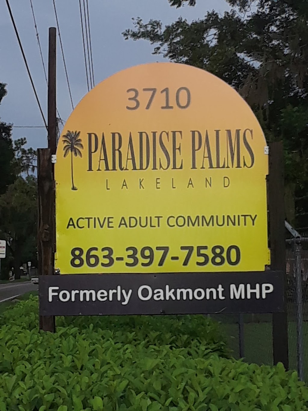 Paradise Palms | 3710 Old Tampa Hwy, Lakeland, FL 33811, USA | Phone: (863) 397-7580