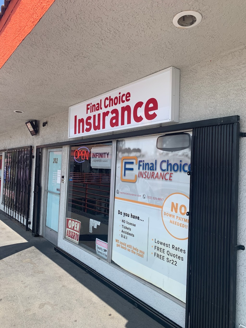 Final Choice Insurance Services | 4519 Whittier Blvd, Los Angeles, CA 90022, USA | Phone: (323) 526-8897